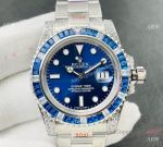 Bust Down Rolex Submariner Smurfs VRS Factory Cal.3135 Watches Swiss Replica Rolex